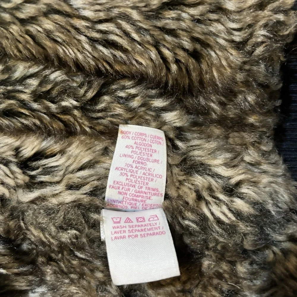 Victorias Secret PINK Y2K Hoodie Large Faux Fur Lined Bling Sequin Full Zip Read - Picture 7 of 11